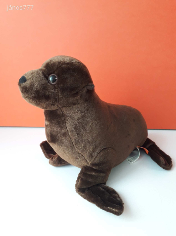 Eredeti Wild Republic FÓKA plüss kabala figura 32 cm-es plüssfigura EXTRA ! ÉLETHŰ