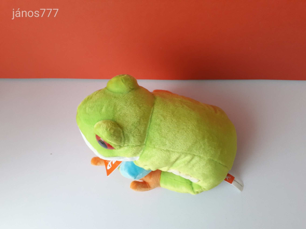 Eredeti Wild Republic BÉKA plüss kabala figura ! 27 cm-es levelibéka plüssfigura ! EXTRA ! ÉLETHŰ !!