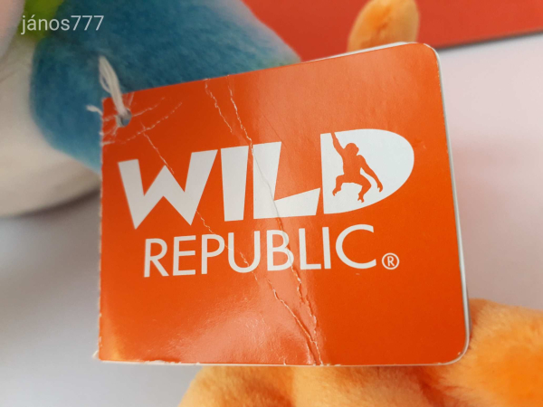 Eredeti Wild Republic BÉKA plüss kabala figura ! 27 cm-es levelibéka plüssfigura ! EXTRA ! ÉLETHŰ !!