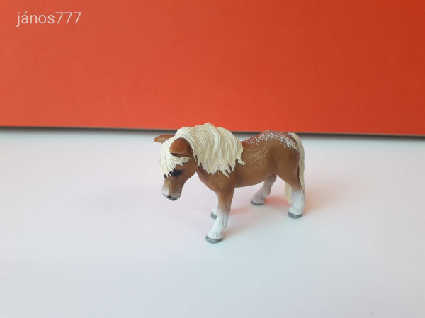 Eredeti Schleich Falabella kanca ló póni állatfigura ! 6,5x4,5cm ! 2010-es kiadás ! Schleich 13688
