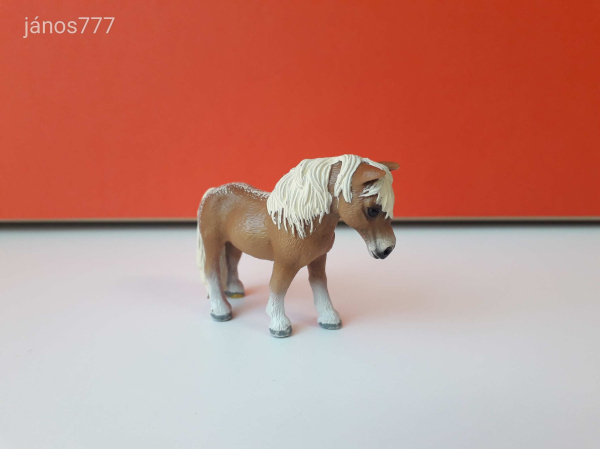 Eredeti Schleich Falabella kanca ló póni állatfigura ! 6,5x4,5cm ! 2010-es kiadás ! Schleich 13688