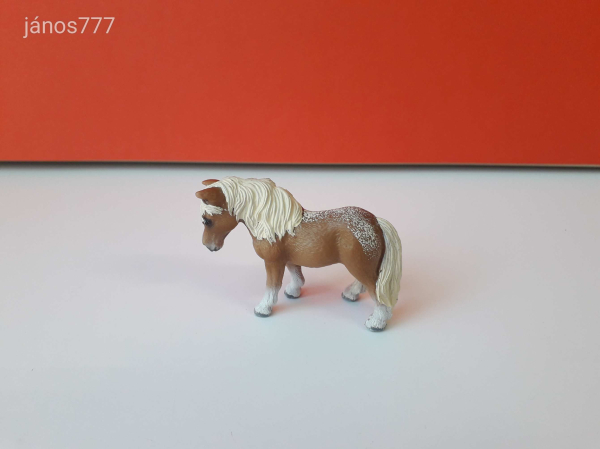Eredeti Schleich Falabella kanca ló póni állatfigura ! 6,5x4,5cm ! 2010-es kiadás ! Schleich 13688