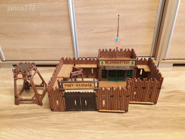 Eredeti Playmobil Western City  Fort Randall erőd készlet ! Playmobil 3419