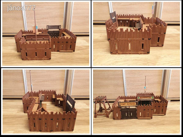 Eredeti Playmobil Western City  Fort Randall erőd készlet ! Playmobil 3419