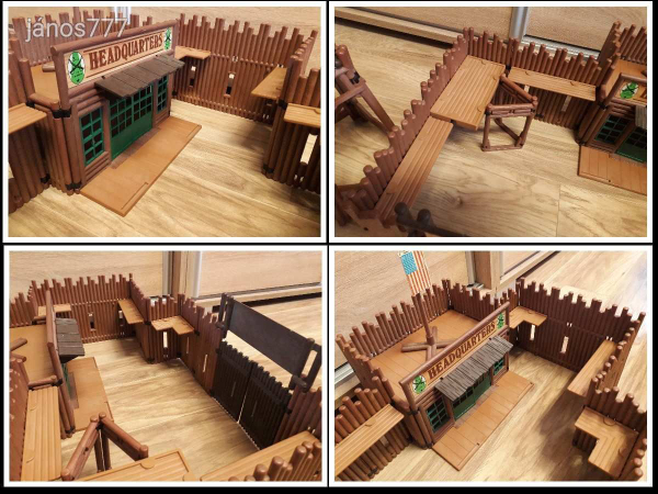 Eredeti Playmobil Western City  Fort Randall erőd készlet ! Playmobil 3419