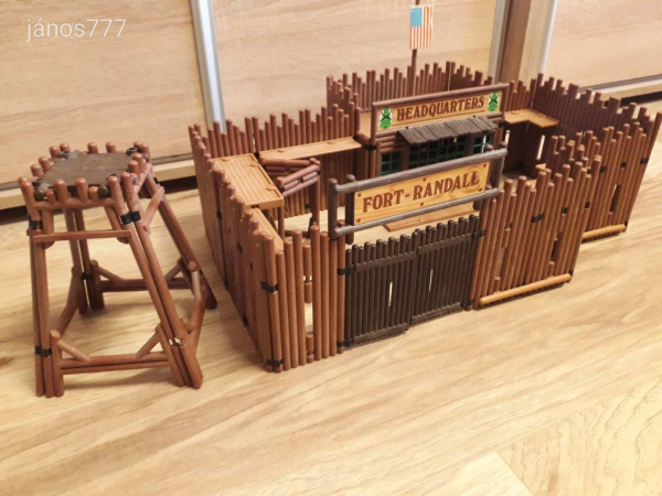 Eredeti Playmobil Western City  Fort Randall erőd készlet ! Playmobil 3419