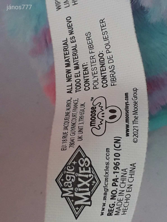 Eredeti Moose Magic Mixies plüss kisállat 17 cm-es kabala figura Hangot ad , világít ! EXTRA !!
