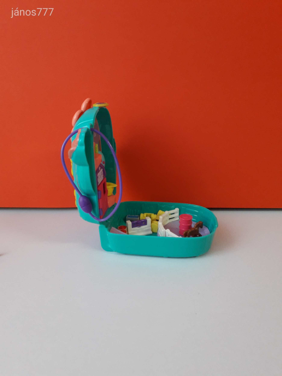 Eredeti Mattel 2019 Polly Pocket Kaktusz farm lovasudvar ház játéktér LOVARDA !!