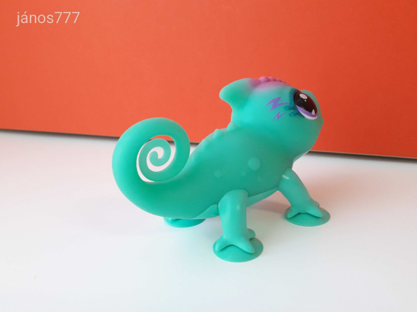 Eredeti Moose Little Live Pets: Leon a ragyogó Kaméleon figura INTERAKTÍV ! Világít + Hangot adó 2.