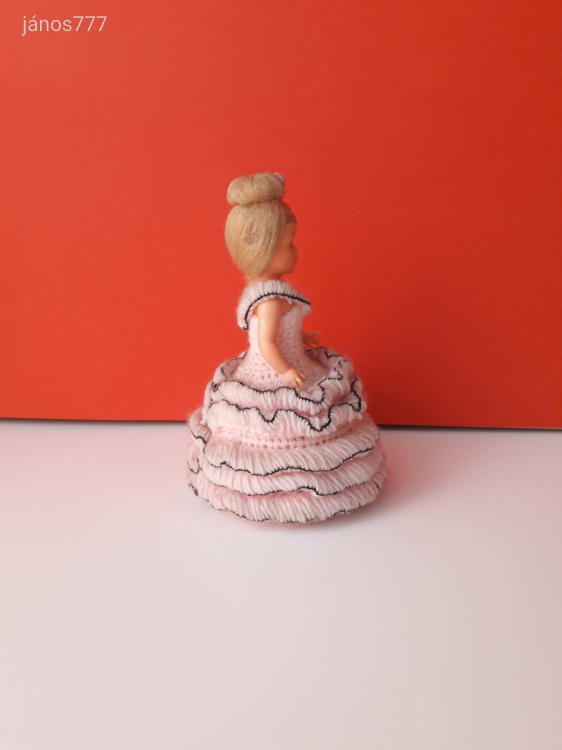 Eredeti olasz BABA retro vintage régi baba 17 cm-es pislogós baba ! EXTRA ! Made in Italy