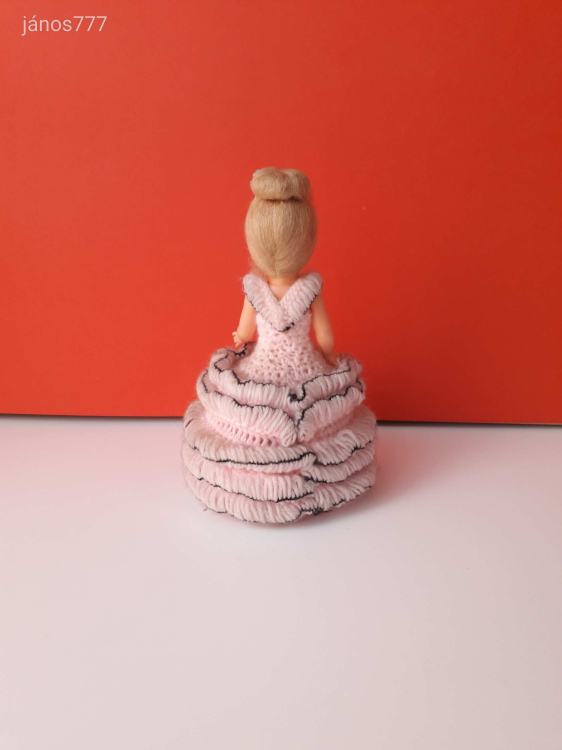 Eredeti olasz BABA retro vintage régi baba 17 cm-es pislogós baba ! EXTRA ! Made in Italy