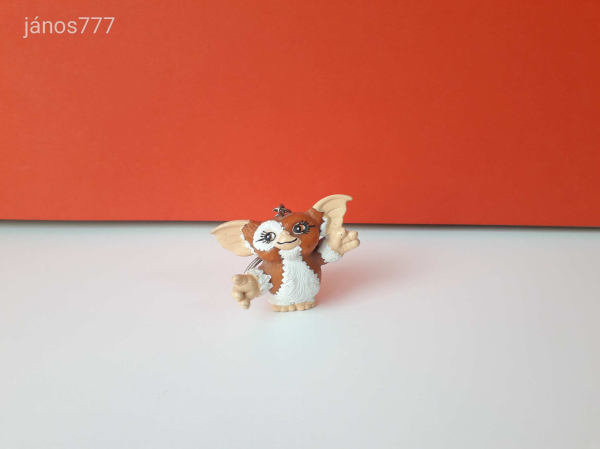 Eredeti Gremlins Szörnyecskék Gizmo kulcstartó figura ! Warner Bros 1994 ! 5cm
