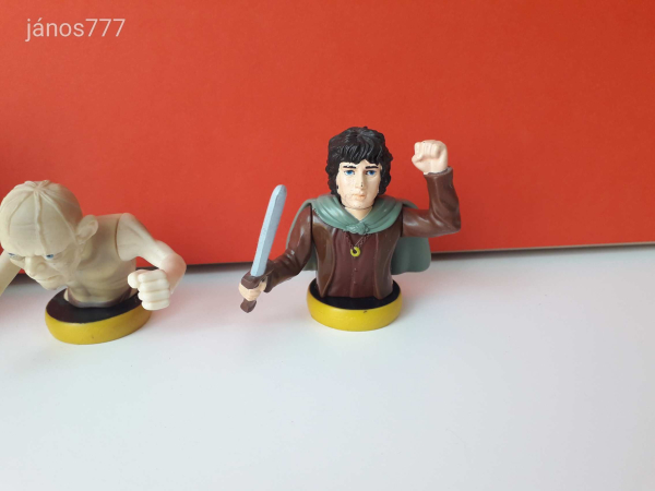 Eredeti McDonald’s Lord Of The Rings A Gyűrűk Ura 4db figura egyben !!