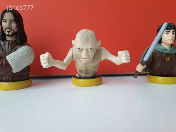 Eredeti McDonald’s Lord Of The Rings A Gyűrűk Ura 4db figura egyben !!