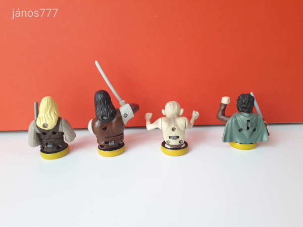 Eredeti McDonald’s Lord Of The Rings A Gyűrűk Ura 4db figura egyben !!