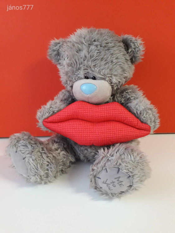 Eredeti ME TO YOU maci plüssmackó medve 30 cm-es mackó kabala figura CSÓKOS MTY !!!