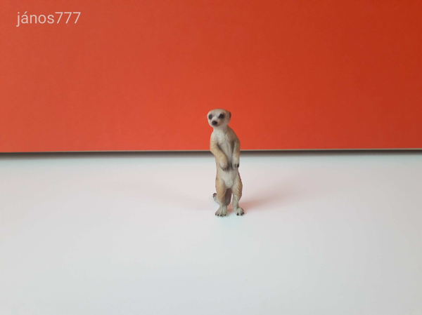 Eredeti Schleich szurikáta állatfigura ! 5,5cm ! 2006-os kiadás ! Schleich 14368