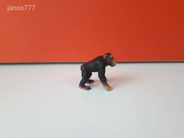 Eredeti Schleich majom csimpánz állatfigura ! 6x5cm !