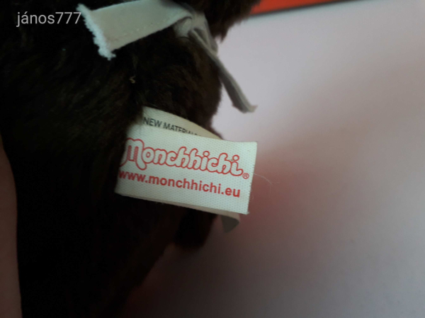 Eredeti Sekiguchi Monchhichi Moncsicsi plüss Moncsi retro kabala figura 20 cm plüssfigura EXTRA !!