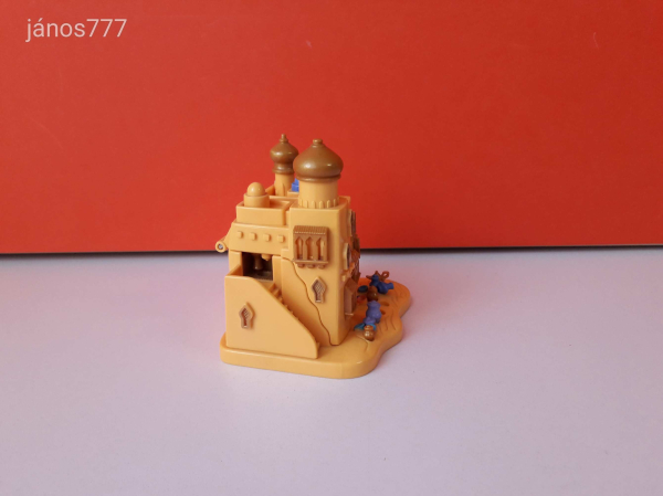 Eredeti Bluebird 1995 Polly Pocket Disney ALADDIN ház Agrabah piac retro játéktér ! EXTRA