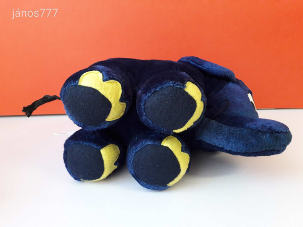 Eredeti Die Maus EGÉR + KÉK ELEFÁNT retro mesehős 2 db plüss kabala figura EXTRA