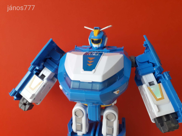 Eredeti Alpha Super Wings 3-az-1-ben World Aircraft átalakuló robot Jett repülővel !! A szárnyalók