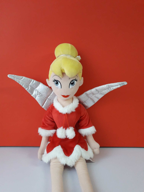 Eredeti Disney Tinkerbell CSINGILING Hercegnő baba 54 cm-es plüss ! Karácsonyi kiadás EXTRA