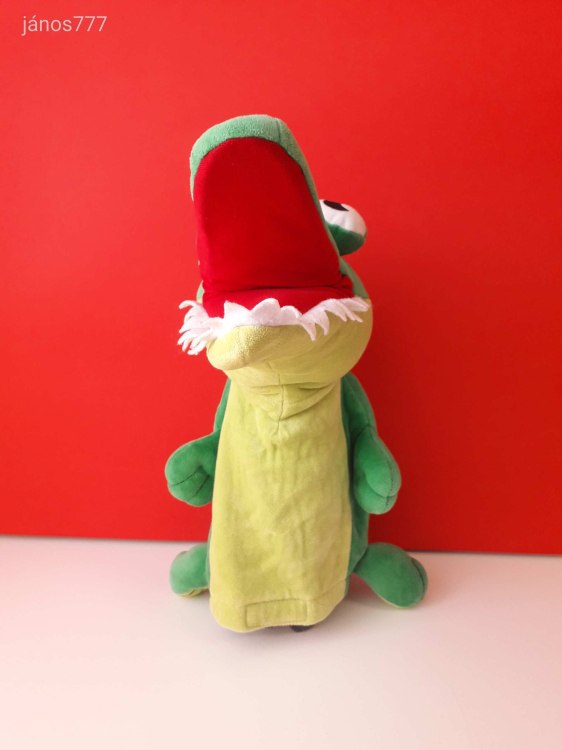 Eredeti Fashy KROKODIL báb plüss KROKI kabala figura ! 38 cm-es BÁB mozgatható szájjal ! EXTRA !