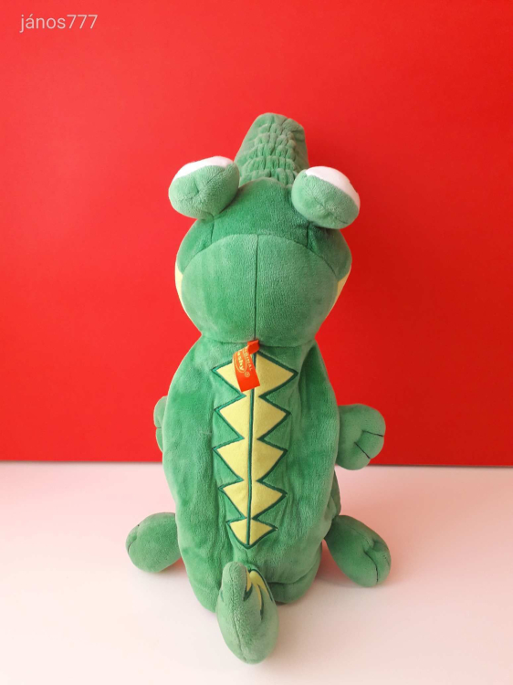 Eredeti Fashy KROKODIL báb plüss KROKI kabala figura ! 38 cm-es BÁB mozgatható szájjal ! EXTRA !