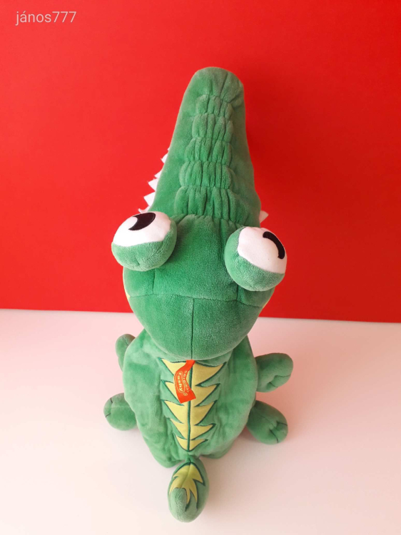 Eredeti Fashy KROKODIL báb plüss KROKI kabala figura ! 38 cm-es BÁB mozgatható szájjal ! EXTRA !