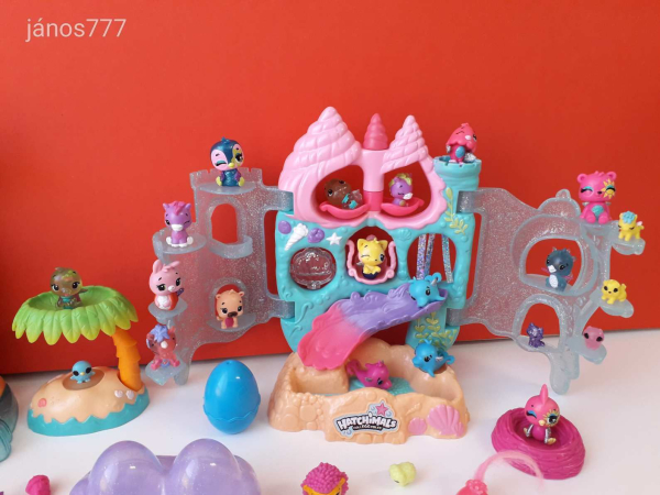 Eredeti Spin Master Hatchimals csomag ! Sok kisállat figura + épület + kiegészítő csomag ! EXTRA