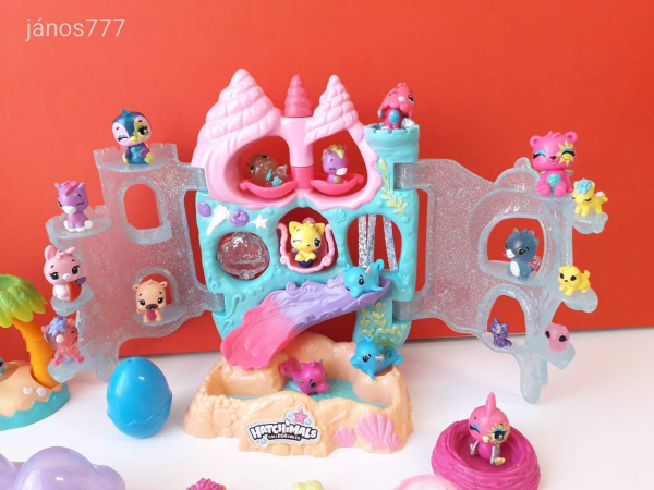 Eredeti Spin Master Hatchimals csomag ! Sok kisállat figura + épület + kiegészítő csomag ! EXTRA