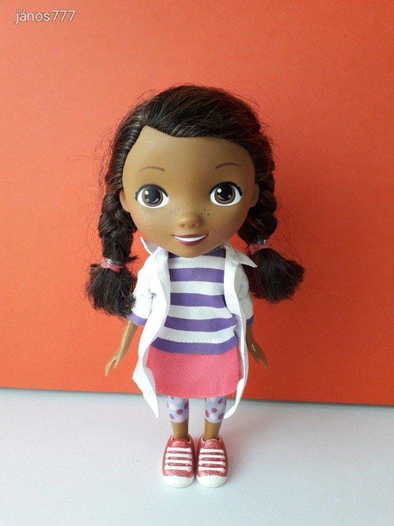 Eredeti Disney Dr. Plüssi baba plüss kabala figura 30 cm-es baba Doc McStuffins több nyelven Beszélő