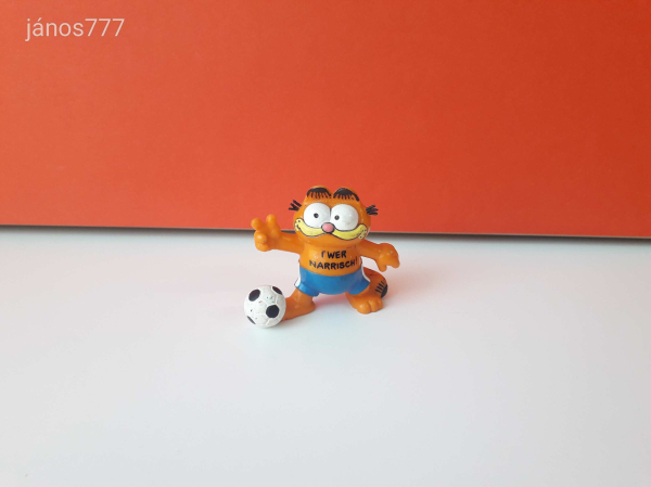 Eredeti Bully Bullyland Garfield mesefigura ! 5cm ! 1981-es kiadás !