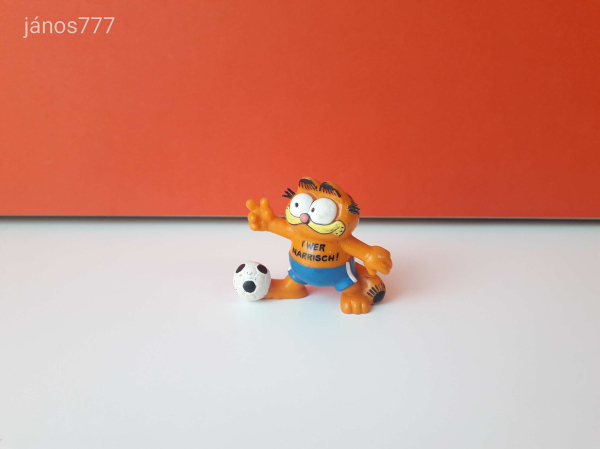 Eredeti Bully Bullyland Garfield mesefigura ! 5cm ! 1981-es kiadás !