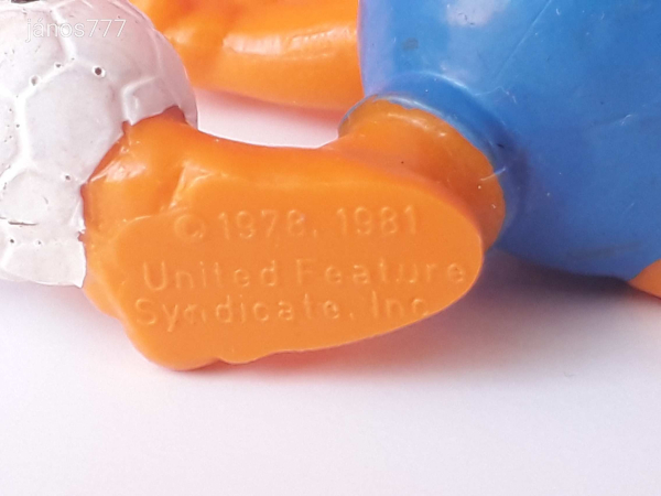 Eredeti Bully Bullyland Garfield mesefigura ! 5cm ! 1981-es kiadás !