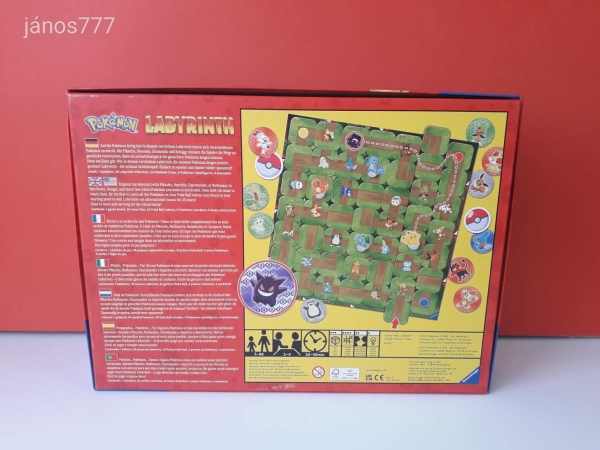 Eredeti Ravensburger Pokémon Labyrinth labirintus társasjáték !