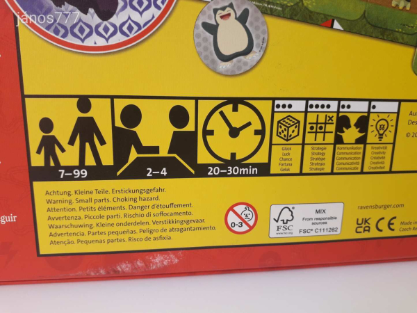 Eredeti Ravensburger Pokémon Labyrinth labirintus társasjáték !
