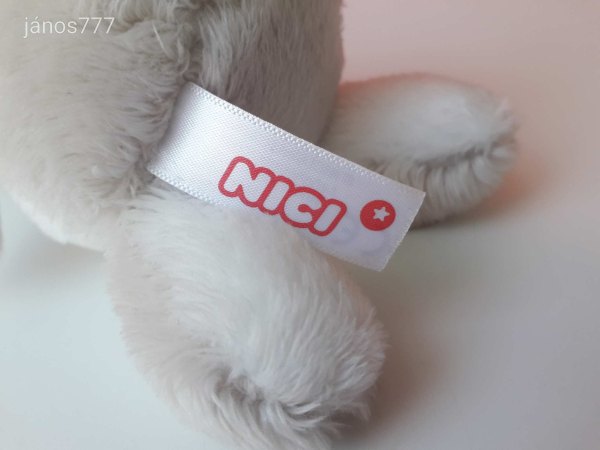 Eredeti NICI NYÚL plüss nyuszi !! 22 cm-es kabala figura ! NICI plüssfigura ! EXTRA