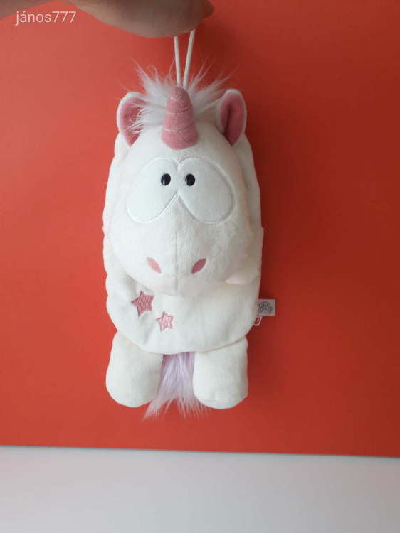 Eredeti NICI UNIKORNIS Theodor plüss egyszarvú ló kabala figura 35 cm-es TÁROLÓ !! EXTRA !!