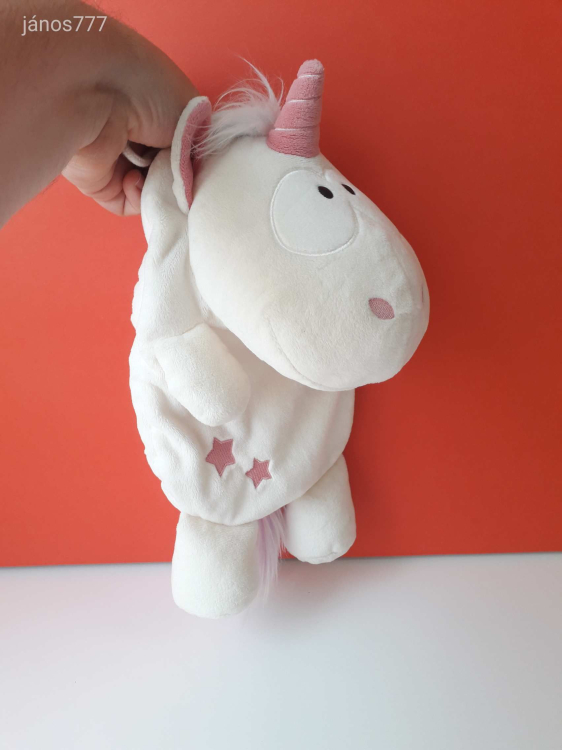 Eredeti NICI UNIKORNIS Theodor plüss egyszarvú ló kabala figura 35 cm-es TÁROLÓ !! EXTRA !!
