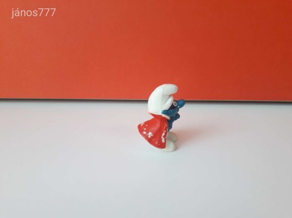 Eredeti Schleich Peyo Hupikék Törpikék Szuperhős Törp mesefigura! 5cm! Schleich 20008