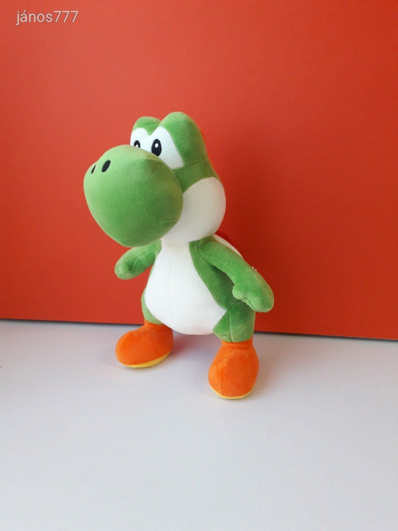 Eredeti Nintendo SUPER MARIO YOSHI plüssfigura 35 cm-es plüss kabala figura !!!