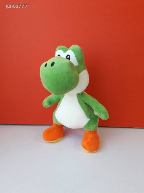 Eredeti Nintendo SUPER MARIO YOSHI plüssfigura 35 cm-es plüss kabala figura !!!