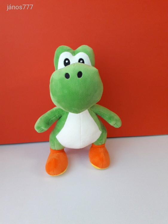 Eredeti Nintendo SUPER MARIO YOSHI plüssfigura 35 cm-es plüss kabala figura !!!