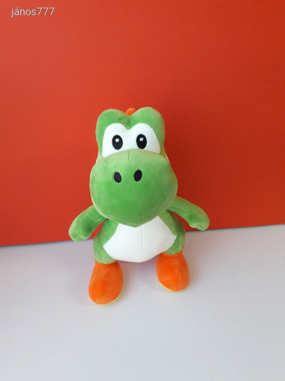 Eredeti Nintendo SUPER MARIO YOSHI plüssfigura 35 cm-es plüss kabala figura !!!