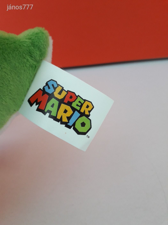 Eredeti Nintendo SUPER MARIO YOSHI plüssfigura 35 cm-es plüss kabala figura !!!