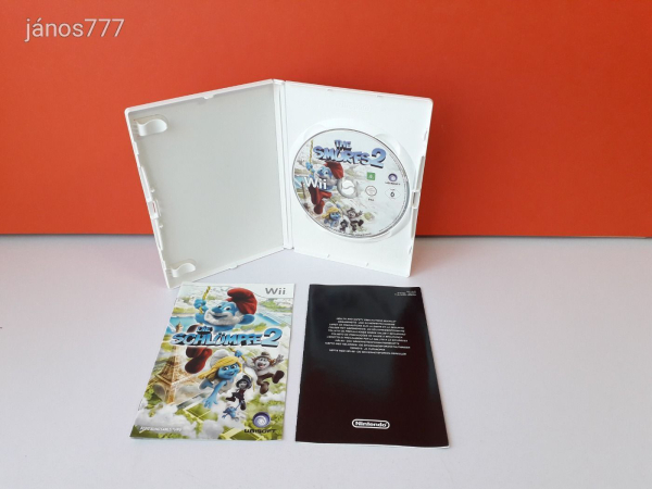 Eredeti Nintendo Wii The Smurfs Hupikék Törpikék konzol játék !!