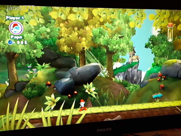 Eredeti Nintendo Wii The Smurfs Hupikék Törpikék konzol játék !!