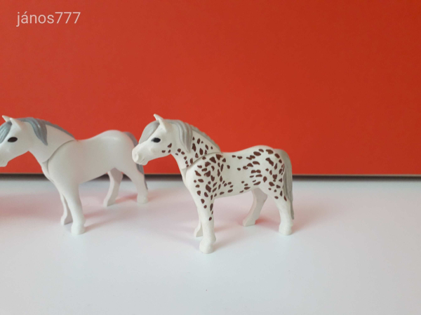 Eredeti Playmobil 3db póni ló állatfigura !!